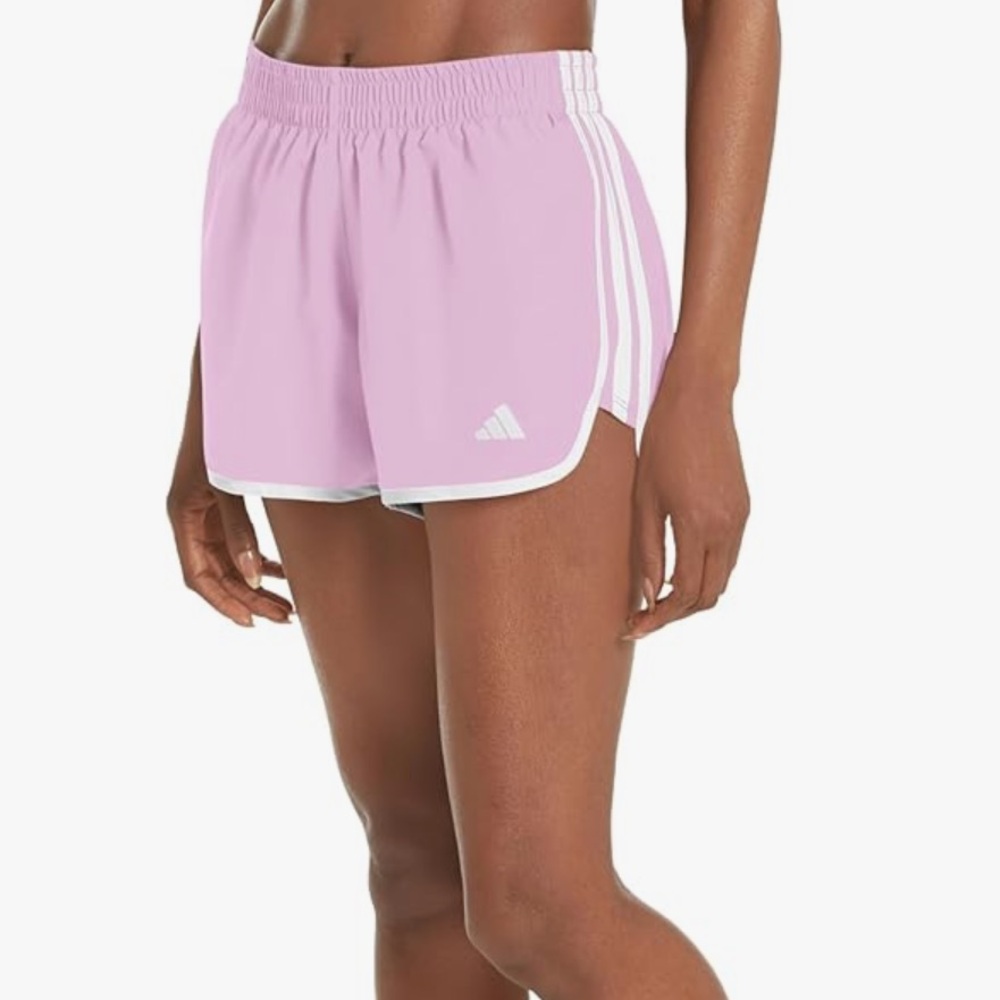 NWT Adidas Marathon 20 women’s running 4” shorts in Bliss Lilac